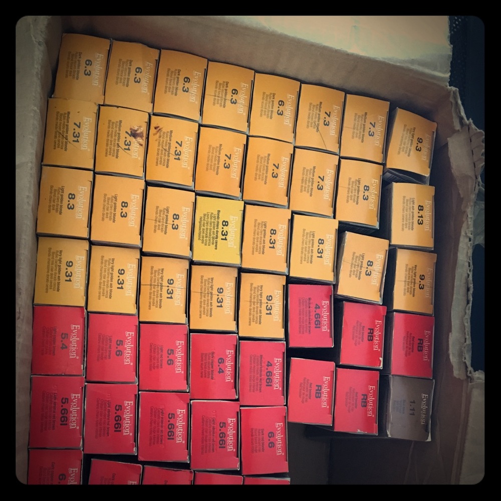 55 Alfaparf hair color.